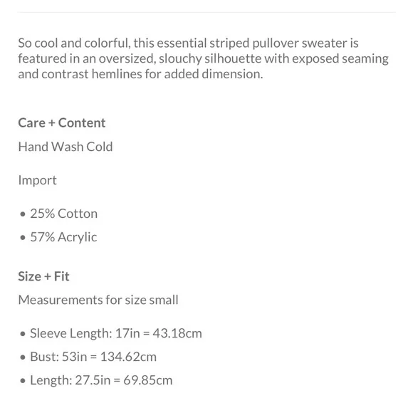 Free People Dreamstate Pullover Rainbow Dream Combo XS NWT - Picture 2 of 4